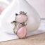 Natural stone Cat Pendant - 100007321 by Fit Calm - black agate, red agate, amethyst, Best Seller, howlite, Kopy, August New Items 2021, tiger's eye, Pendant, rose quartz
