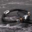 Bracelet en Cuir Tressé & Hématite -  by Fit Calm - Bracelet, homme, Hématite, lapis lazuli, multi-pierres, NOUVEAUTES DE FEVRIER, Obsidienne, Obsidienne noire, Oeil de tigre, taille, tressé