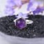 Adjustable Hexagonal Ring in Amethyst or Apatite - by Fit Calm - Amethyst, Apatite, Ring, NOVELTIES MARCH