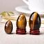 Tiger eye Yoni egg - by Fit Calm - Home decoration, Tiger eye