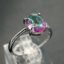 Bague Ajustable en Topaze Mystique Arc-en-Ciel -  by Fit Calm - Bague, Kopy, Topaze Mystique, topaze mystique arc en ciel