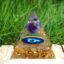 Orgonite of the Zodiac - Libra in Rutile Quartz & Amethyst - by Fit Calm - Amethyst, new products of september 2020, Orgonite, Rutile Quartz