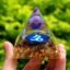 Zodiac Orgonite - Capricorn in Amethyst & Smoky Quartz - by Fit Calm - Amethyst, new products for September 2020, Orgonite, Smoky Quartz