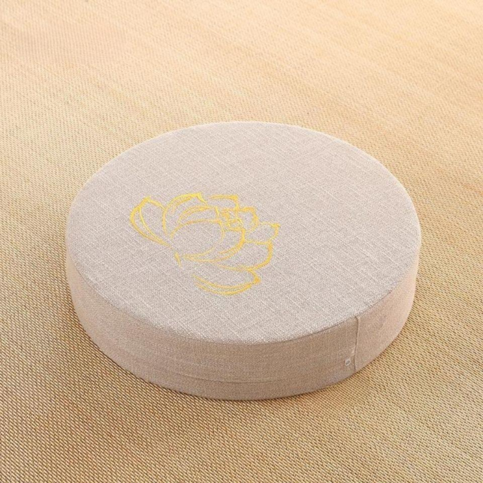 Coussin de Méditation Lotus Premium : Soutien Confortable pour une Pratique de Pleine Conscience Optimale -  by Fit Calm -