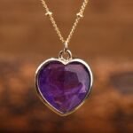 Natural stone heart pendant - by Fit Calm - amazonite, Apatite, Kopy, lapis lazuli, new arrivals june 2022, pendant, rose quartz, Rhodonite