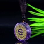 Pendentif Orgonite "Onde Spirituelle" en Améthyste -  by Fit Calm - Améthyste, Kopy, nouveautés d'avril, Orgonite, Pendentif, pendentif orgonite