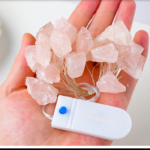 Guirlande Lumineuse en Pierres Naturelles Brutes -  by Fit Calm - Améthyste, Décoration intérieure, NOUVEAUTES DECEMBRE, Quartz rose