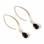 Boucles d'Oreilles Pendantes en Pierre Naturelle -  by Fit Calm - Amazonite, Améthyste, Best Seller, boucles d'oreilles, NOUVEAUTES DE NOVEMBRE, onyx noir