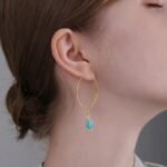 Boucles d'Oreilles Pendantes en Pierre Naturelle -  by Fit Calm - Amazonite, Améthyste, Best Seller, boucles d'oreilles, NOUVEAUTES DE NOVEMBRE, onyx noir