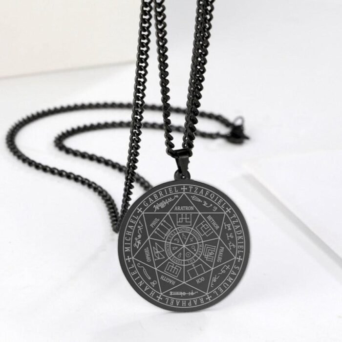 Pendentif Sceau des 7 Archanges - Protection puissante contre les énergies négatives -  by Fit Calm - chance, Pendentif, Promotions
