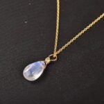 Pendentif Goutte en Labradorite Blanche -  by Fit Calm - Kopy, labradorite blanche, NOUVEAUTES DE JUIN, Pendentif