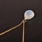 Pendentif Goutte en Labradorite Blanche -  by Fit Calm - Kopy, labradorite blanche, NOUVEAUTES DE JUIN, Pendentif