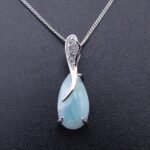 Larimar Drop Pendant - by Fit Calm - Kopy, Larimar, May 2022 Novelties, Pendant