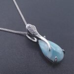 Larimar Drop Pendant - by Fit Calm - Kopy, Larimar, May 2022 Novelties, Pendant
