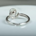 Adjustable Ring "Luna" in Labradorite & Silver - by Fit Calm - ring, rings, Kopy, labradorite, moon