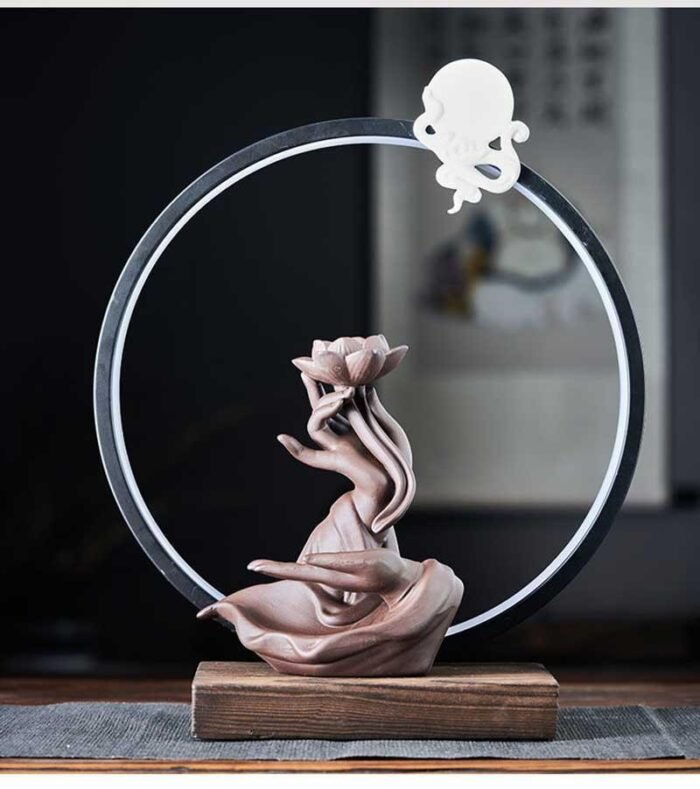Brûleur d'Encens "Main de Bouddha" en Céramique - 0 by Fit Calm - Décoration intérieure, nouveautés de novembre 2021