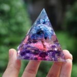 Orgonite "Samadhi - Sérénité Intérieure" en Cyanite & Améthyste - 200000181 by Fit Calm - améthyste, cyanite, nouveautés de mai 2021, Orgonite, sérénité