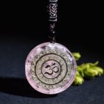 Pendentif Orgonite "Vibration Divine" en Quartz Rose - 100007321 by Fit Calm - Kopy, Pendentif, pendentif orgonite, Quartz rose