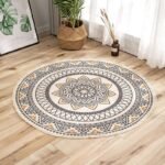 Tapis Rond Ethnique Mandala -  by Fit Calm - Décoration intérieure, mandala, NOUVEAUTES DE AOUT 2022