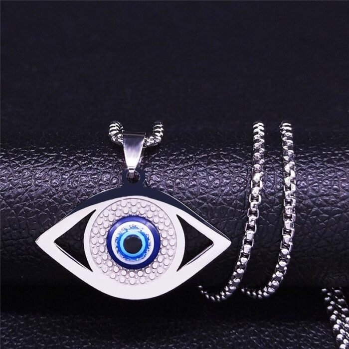 Blue Eye Pendant - Evil Eye Protection - by Fit Calm - Kopy, evil eye, NOVELTIES OF AUGUST 2022, Pendant