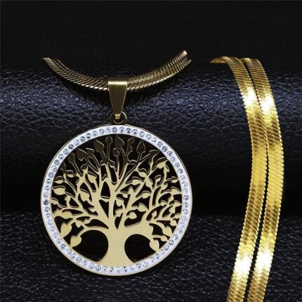 Pendentif Arbre de Vie Scintillant -  by Fit Calm - arbre de vie, Kopy, NOUVEAUTES DE NOVEMBRE, Pendentif, pendentifs