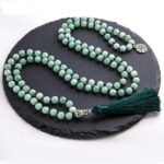 Collier Mala Premium "Paix Intérieure" en Jade de Birmanie -  by Fit Calm - Collier Mala, Jade, Mala, mala premium, malas, NOUVEAUTES MARS