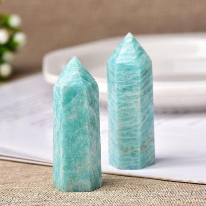 Pointe "Instant Présent" en Amazonite -  by Fit Calm - Amazonite, Décoration intérieure, NOUVEAUTE DECEMBRE