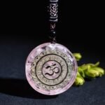 Pendentif Orgonite "Vibration Divine" en Quartz Rose - 100007321 by Fit Calm - Kopy, Pendentif, pendentif orgonite, Quartz rose
