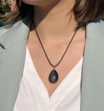 Pendentif en Obsidienne Oeil Céleste -  by Fit Calm - best, Kopy, NOUVEAUTES MARS, obsidienne oeil céleste, Pendentif