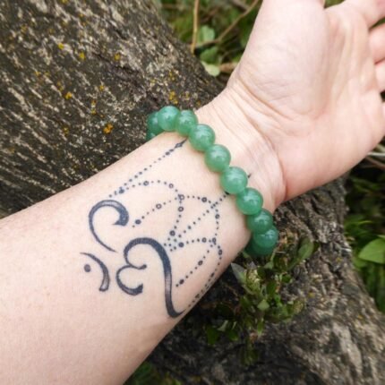 Bracelet "Opportunité" en Aventurine -  by Fit Calm - apaisement, Aventurine, Aventurine verte, Bracelet, chance, taille, unique