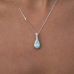 Larimar Drop Pendant - by Fit Calm - Kopy, Larimar, May 2022 Novelties, Pendant