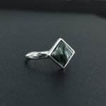 Bague Minimaliste Ajustable en Séraphinite -  by Fit Calm - Bague, bagues, Kopy, NOUVEAUTES DECEMBRE, séraphinite