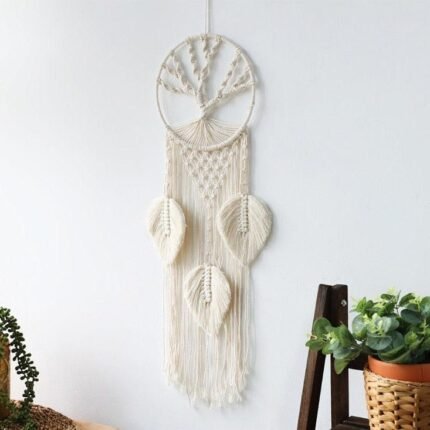Macramé Tree of Life Dreamcatcher - by Fit Calm - tree of life, home decor, DECEMBER NOVELTIES