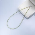 Natural stone choker necklace - by Fit Calm - Amethyst, Apatite, Kopy, NOVEMBER NOVELTIES, Pendant, pendants, Peridot, multi-colored tourmaline, multi-colored tourmaline