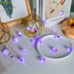 Guirlande Lumineuse en Pierres Naturelles Brutes -  by Fit Calm - Améthyste, Décoration intérieure, NOUVEAUTES DECEMBRE, Quartz rose