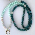 Mala "Espérance" Bracelet in Apatite, Morganite & Amazonite - by Fit Calm - Amazonite, Apatite, Bracelet, morganite, multi-stones, multi-turns, APRIL NOVELTIES