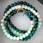 Mala "Espérance" Bracelet in Apatite, Morganite & Amazonite - by Fit Calm - Amazonite, Apatite, Bracelet, morganite, multi-stones, multi-turns, APRIL NOVELTIES