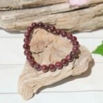 Bracelet "Force de Vie" en Grenat Almandin -  by Fit Calm - Bracelet, chance, confiance en soi, Grenat, HALLO, homme, unique