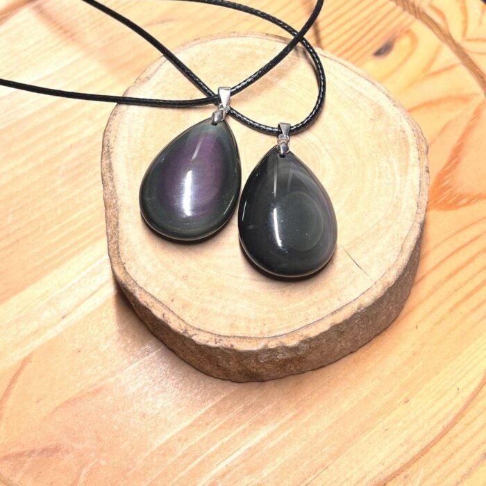 Pendentif en Obsidienne Oeil Céleste -  by Fit Calm - best, Kopy, NOUVEAUTES MARS, obsidienne oeil céleste, Pendentif