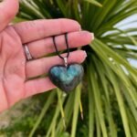 Labradorite Heart Pendant - by Fit Calm - best, Kopy, Labradorite, Pendant