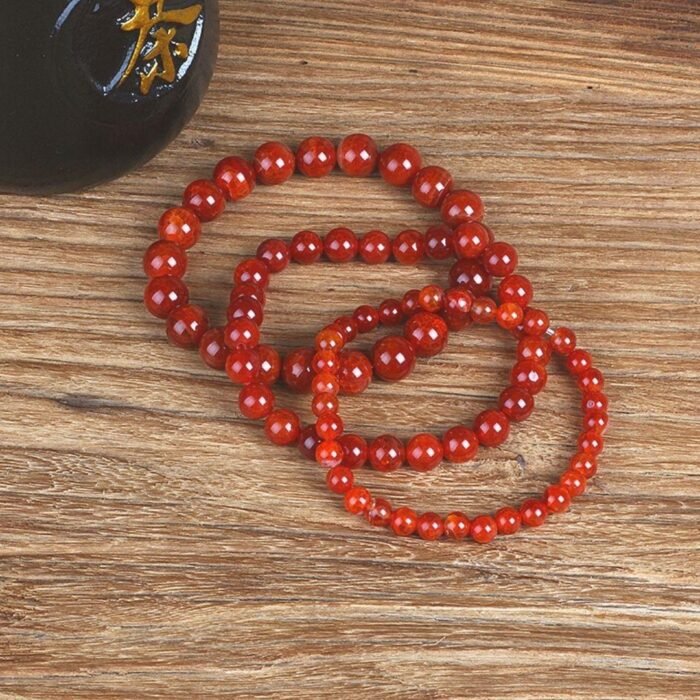Bracelet en Cornaline -  by Fit Calm - Bracelet, cornaline, equilibre, HALLO, unique, vitalité