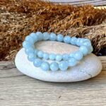 Bracelet "Bonheur" en Aigue-Marine -  by Fit Calm - Aigue-Marine, apaisement, Bracelet, taille, unique
