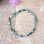 4mm Natural Stone Thin Bracelet - by Fit Calm - agate, tree agate, crazy white agate, indian agate, moss agate, red agate, aquamarine, Amazonite, green aventurine, azurite malachite, Best Seller, Bracelet, thin, fluorite, howlite, heliotrope, Jasper, New Products For April 2021, onyx, Specials, sodalite, size, unique
