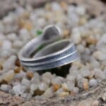 Bague Ajustable "Phoenix" en Malachite -  by Fit Calm - bague, bagues, Kopy, Malachite, NOUVEAUTES JANVIER