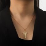 Pendentif Unalome Lotus Sacré -  by Fit Calm - fleur de lotus, Kopy, lotus, pendentif, pendentifs, unalome