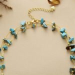 Collier Pépite en Turquoise -  by Fit Calm - Kopy, NOUVEAUTES DE NOVEMBRE, pendentif`, pendentifs, Turquoise