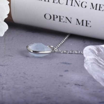 Pendentif Coeur en Aigue-Marine -  by Fit Calm - Aigue-Marine, NOUVEAUTES JUILLET, Pendentif