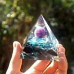 Orgonite "Intuition Divine" en Améthyste & Obsidienne -  by Fit Calm - Améthyste, nouveautés de août 2020, Obsidienne, Orgonite