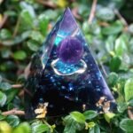 Orgonite "Intuition Divine" en Améthyste & Obsidienne -  by Fit Calm - Améthyste, nouveautés de août 2020, Obsidienne, Orgonite