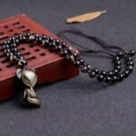 Golden Obsidian "Wise Fox" Pendant - by Fit Calm - Golden Obsidian, Pendant